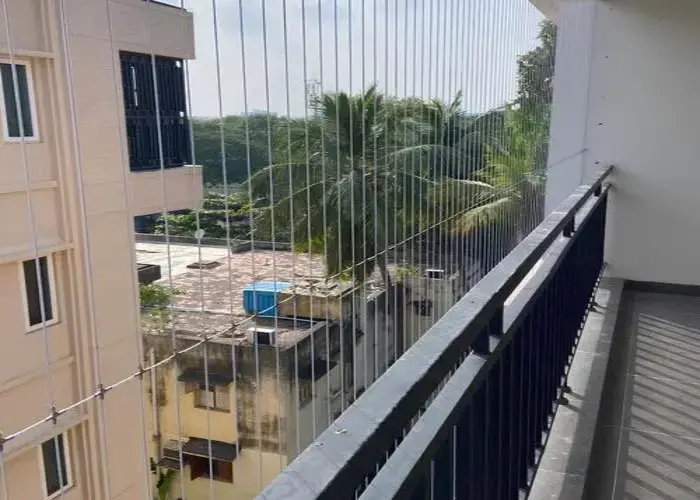 Premium Balcony Invisible Grills in Borabanda and Yousufguda - Elite Netting