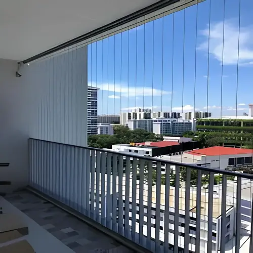 Balcony Invisible Grills in AS Rao Nagar and Anandbagh - Elite Netting