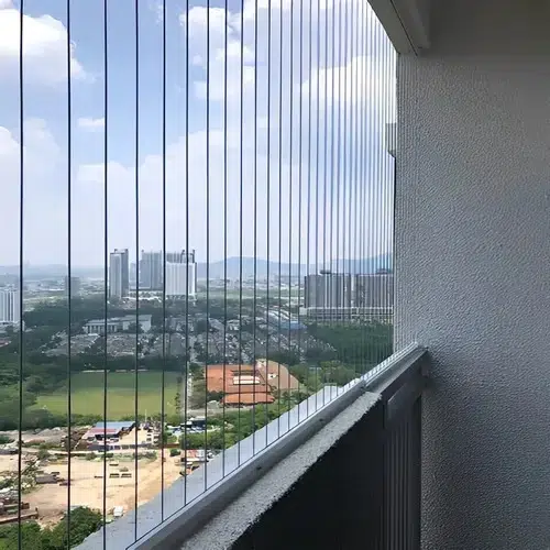 Balcony Invisible Grills in Tukkuguda and Maheshwaram - Elite Netting