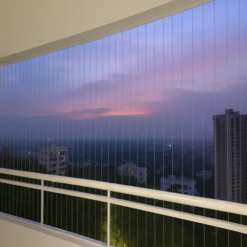 Quality Balcony Invisible Grills in Eluru and Bhimavaram - Elite Netting