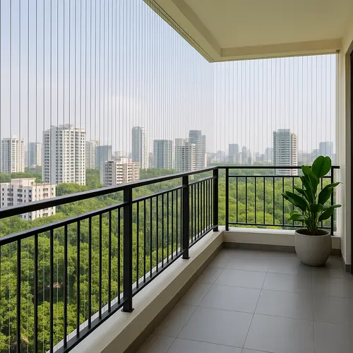 Quality Balcony Invisible Grills in Tirupati and Nellore - Elite Netting