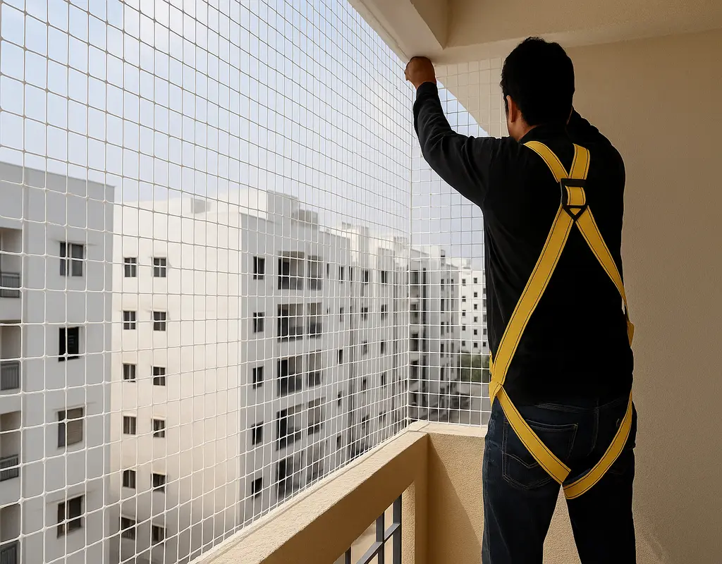 Best Premium Quality Balcony Safety Nets in Tolichowki and Film Nagar