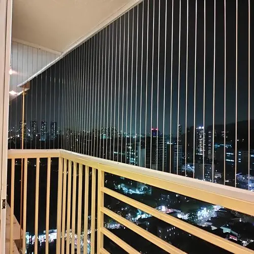 Balcony 316 SS Nylon Coated Invisible Grills in Pune1 (2)