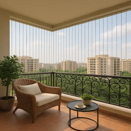 Balcony Invisible Grills in Koregaon Park and Kothrud1