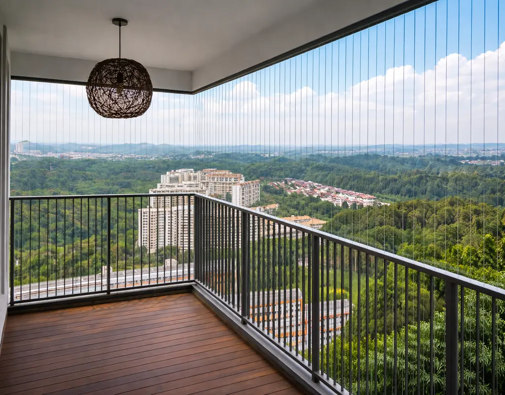 Balcony Invisible Grills in Pimpri Chinchwad and Moshi (4)